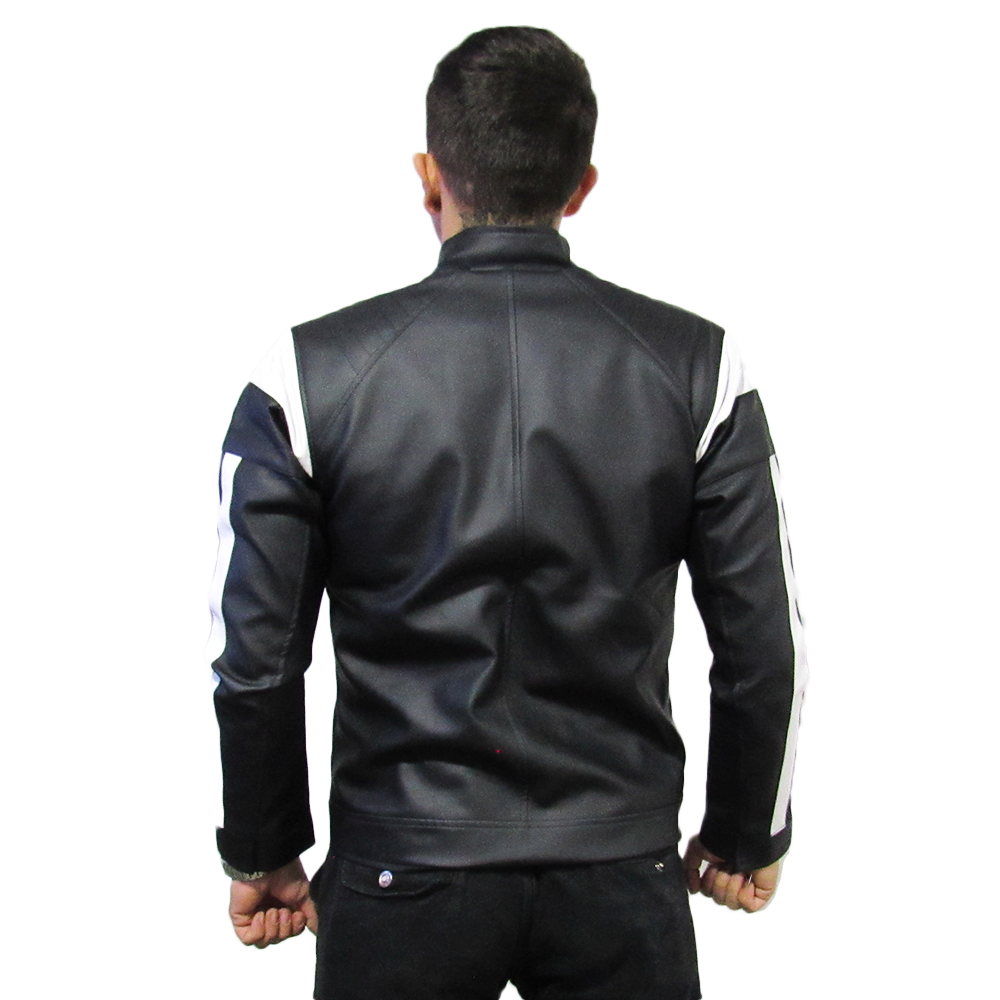 Chaqueta en cuero tex