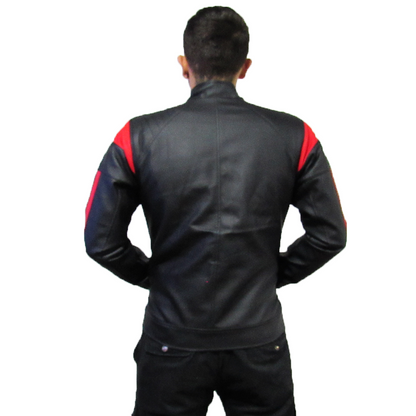 Chaqueta en cuero tex