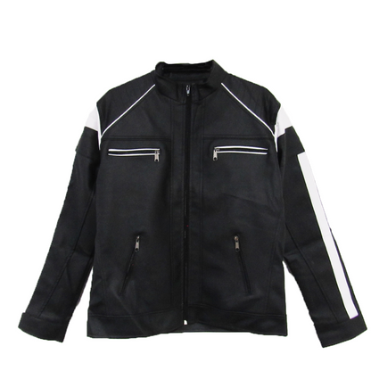 Chaqueta en cuero tex