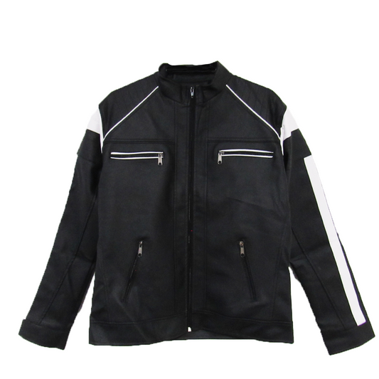 Chaqueta en cuero tex