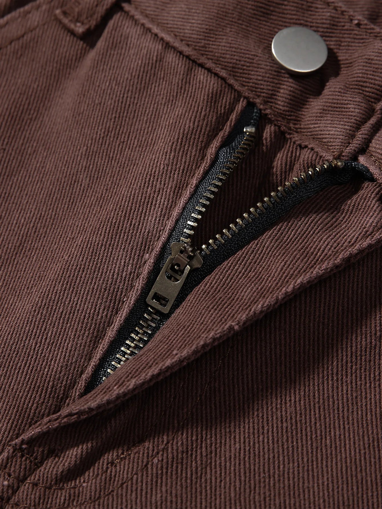 Brown Ripped Vintage Woman's Distressed Jeans Streetwear Hole Hip Hop High Waist Pants Fashion Straight Denim Trousers Ladies