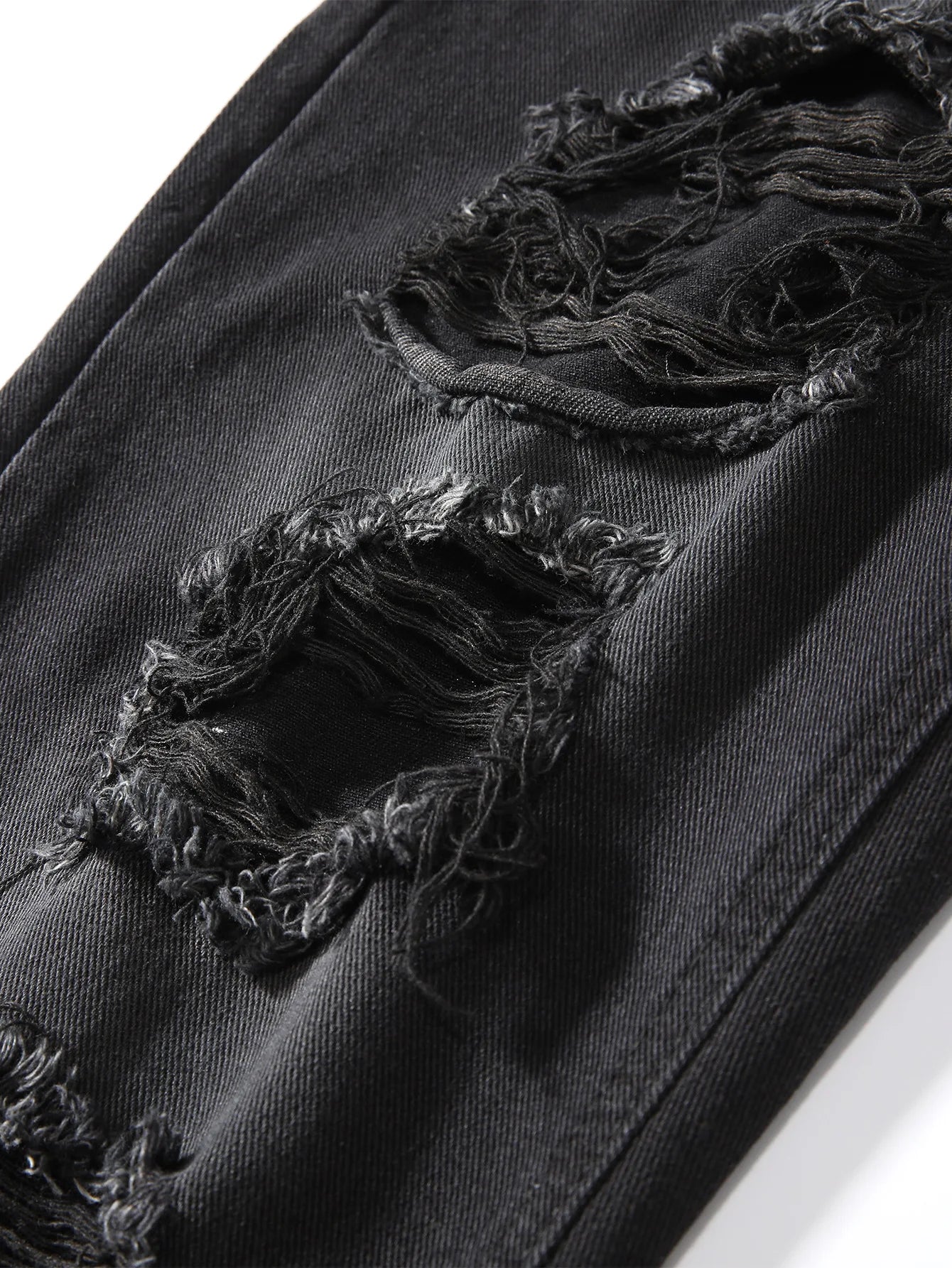 Brown Ripped Vintage Woman's Distressed Jeans Streetwear Hole Hip Hop High Waist Pants Fashion Straight Denim Trousers Ladies