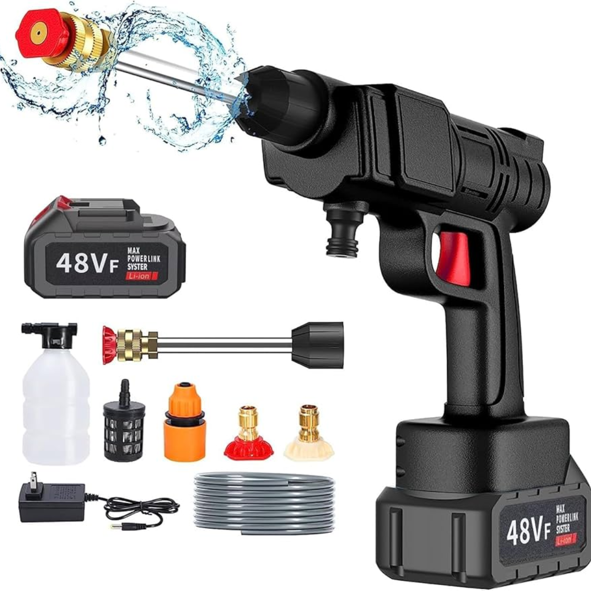 Hidrolavadora Electrica Pistola Lavadora