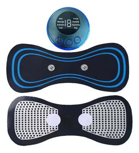 Mini Masajeador Electrico Parche 8 Modos