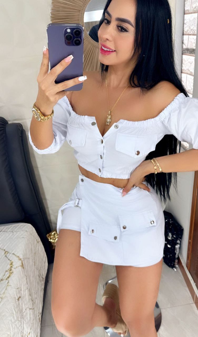 Conjunto Blusa + falda short $100.000
