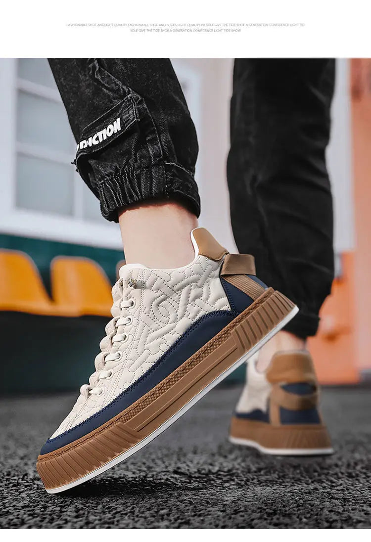 Casual Men Shoes Luxury Sneakers for Men Comfort Non-slip Shoes Autumn New Fashion Flat Breathable Male Shoes Tenis Masculino