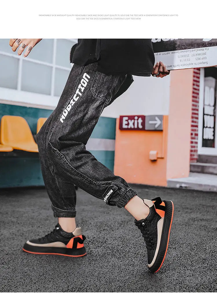 Casual Men Shoes Luxury Sneakers for Men Comfort Non-slip Shoes Autumn New Fashion Flat Breathable Male Shoes Tenis Masculino