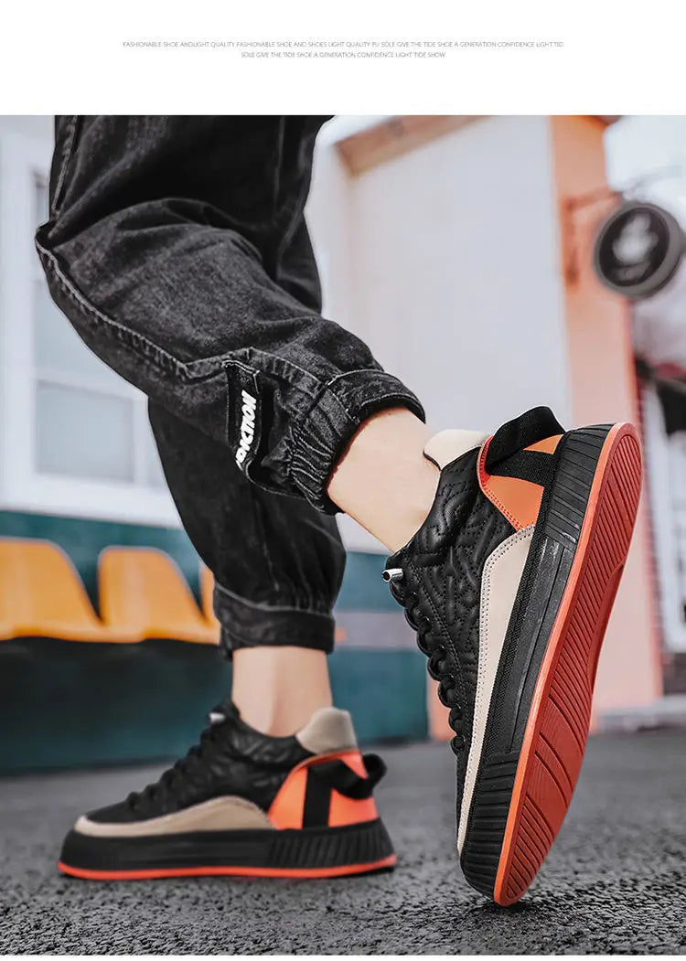 Casual Men Shoes Luxury Sneakers for Men Comfort Non-slip Shoes Autumn New Fashion Flat Breathable Male Shoes Tenis Masculino