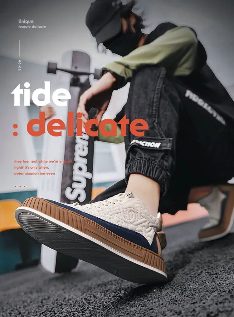 Casual Men Shoes Luxury Sneakers for Men Comfort Non-slip Shoes Autumn New Fashion Flat Breathable Male Shoes Tenis Masculino