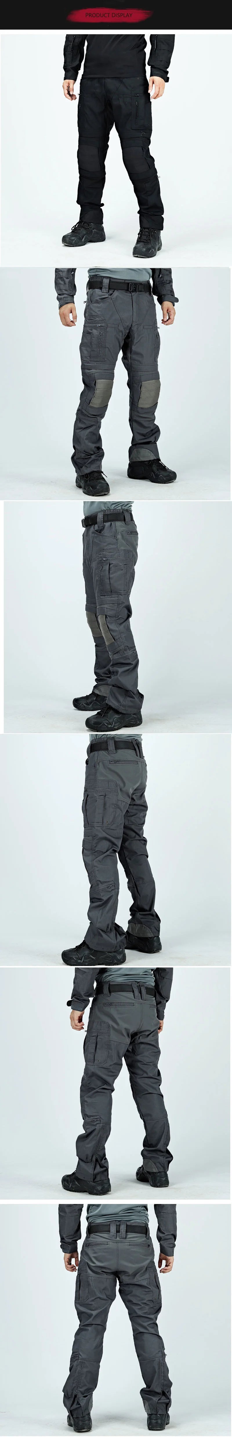 Tactical Casual Pants Mens Waterproof Cargo Trousers Outdoor Multi-Pocket Military Pants Male Hiking Wear-resisting Trousers